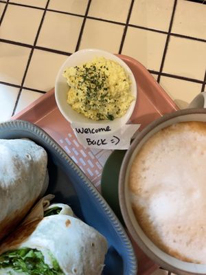 Scrambled eggs - so real   at ByTOFU in Seoul