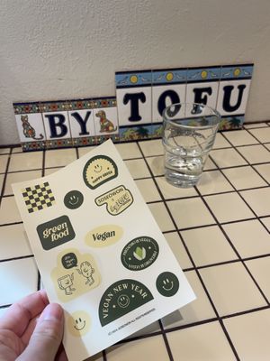 Cute stickers   at ByTOFU in Seoul