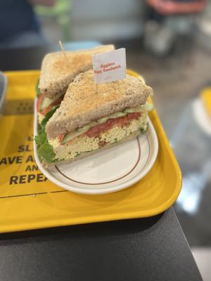 Egg sandwich   at ByTOFU in Seoul