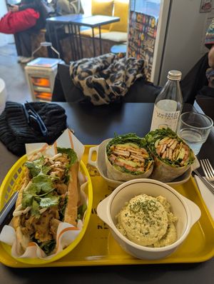 Bahn mi 9/10 wrap 8/10 egg tofu 6/10 at ByTOFU in Seoul