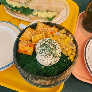 Baked tofu bowl  at ByTOFU in Seoul