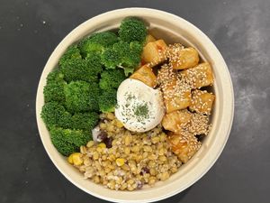 Tofu bowl  at ByTOFU in Seoul