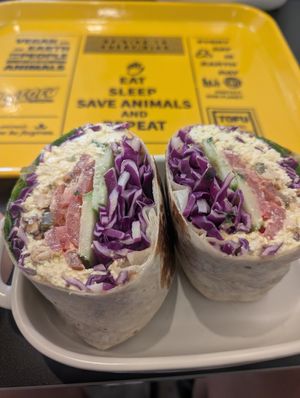 Eggless egg wrap at ByTOFU in Seoul