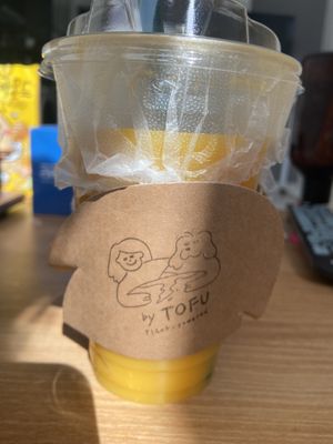 Orange juice   at ByTOFU in Seoul
