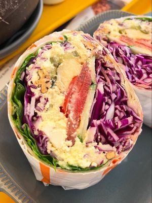 Eggless ”Egg” wrap  at ByTOFU in Seoul