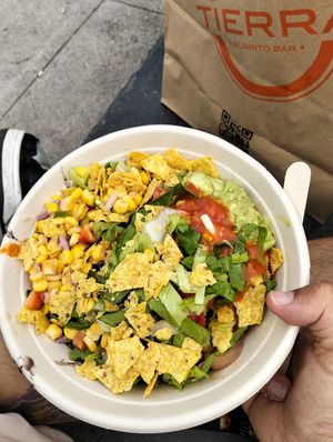 En formato plato at Tierra Burrito Bar - Opera in Madrid