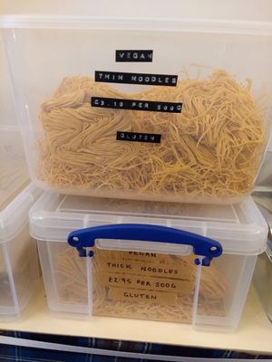 Dried Vegan Noodles at The Eco Larder - Howe St in Edinburgh