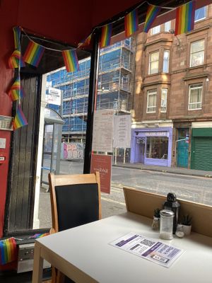 View  at Kafe Kweer in Edinburgh