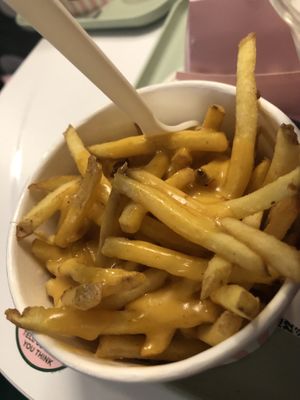 Vegan cheesy fries  at Neat - Soho in London