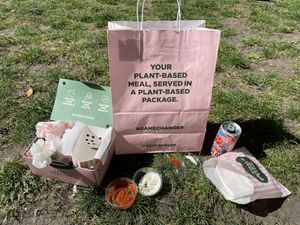 the unnecessary packaging.   at Neat - Soho in London