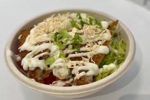 Filet-No-Fish Burger Bowl  at Neat - Soho in London