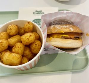 Tartar Tots and Smash Burger  at Neat - Soho in London