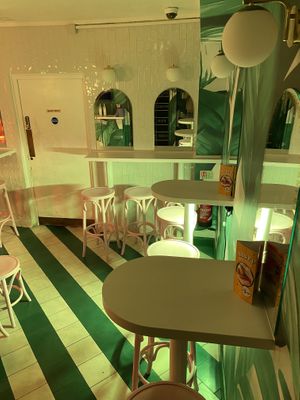 Downstairs seating  at Neat - Soho in London