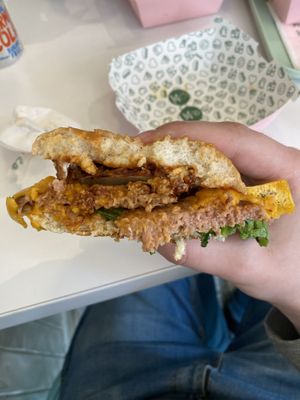 Smoke Stack burger  at Neat - Soho in London