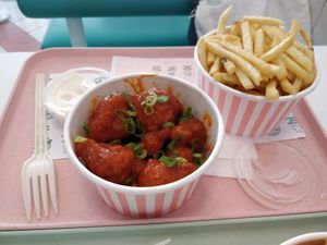 Skinny Fries and Buffalo Cauli at Neat - Soho in London