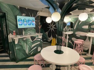 Downstairs seating area   at Neat - Soho in London