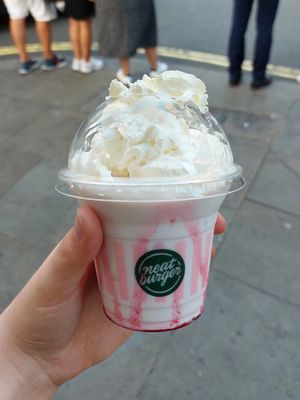 Strawberry shake at Neat - Soho in London