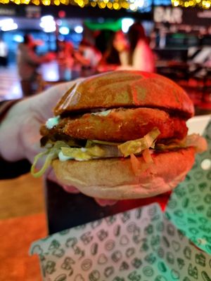 Chick'n Burger at Neat - Soho in London