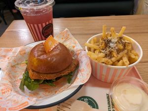 Christmas specials: truffle burgers and truffle fried at Neat - Soho in London