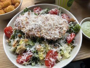 Chick’n Caesar salad   at Neat - Soho in London
