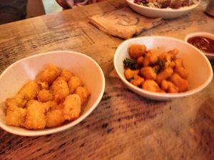 Tater tots & cauliflower bites. at Neat - Soho in London