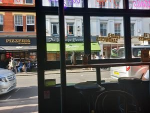 Inside looking out. at Neat - Soho in London