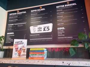 Current menu board 14/09/24 at Neat - Soho in London