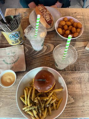 Smashed Burger & Hotdog  at Neat - Soho in London