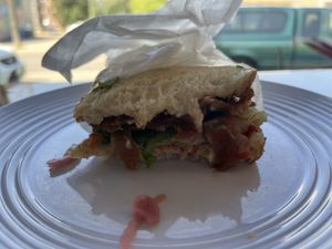   at Thyme Cafe and Bookstore in Winnipeg