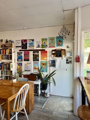   at Thyme Cafe and Bookstore in Winnipeg