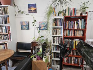  at Thyme Cafe and Bookstore in Winnipeg