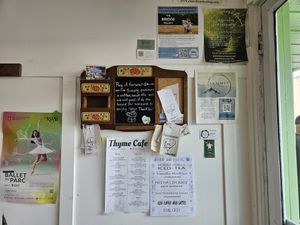  at Thyme Cafe and Bookstore in Winnipeg