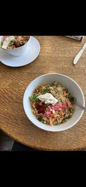   at Thyme Cafe and Bookstore in Winnipeg