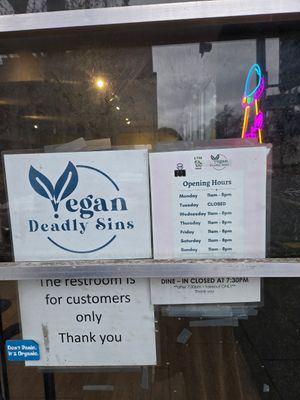  at Vegan Deadly Sins in Sacramento
