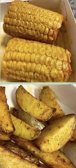 Mais e patate speziate  at Van Ver Burger in Turin