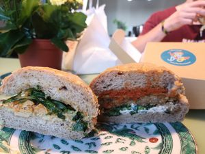 Take away at Van Ver Burger in Turin