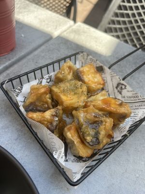 Eggplant chips  at Hanami - Asian Fusion in Coolum Beach