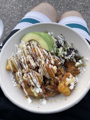 Vegan tempura   at Hanami - Asian Fusion in Coolum Beach