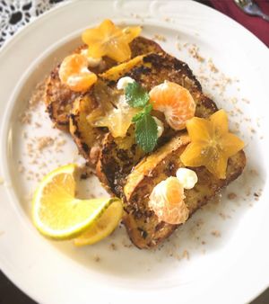 dish at Mimosa Brunch Farm To Table in Aguada