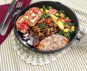 dish at Mimosa Brunch Farm To Table in Aguada