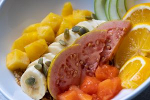 Fruit Salad at Mimosa Brunch Farm To Table in Aguada