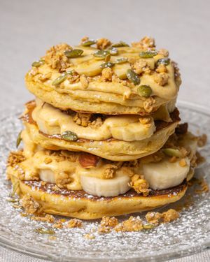 Vegan Pancake at Mimosa Brunch Farm To Table in Aguada