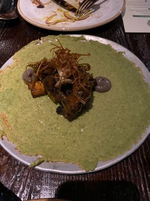 Mushroom dosa at INDU Dining in Sydney
