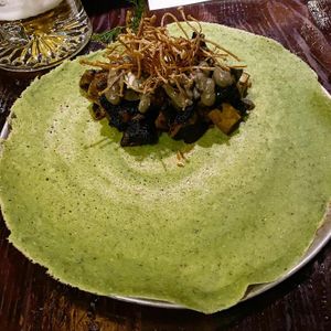 Mushroom dosa at INDU Dining in Sydney