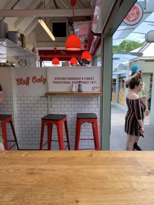   at Lucy's Chips in Norwich