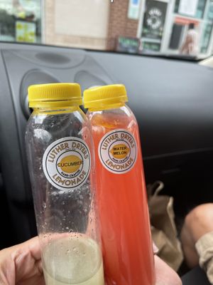 The most amazing lemonades  at Dee's Vegan To-Go in Charlotte