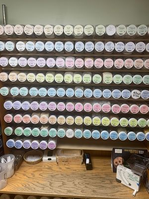 Herb section at George Street Co-op & Cafe in New Brunswick