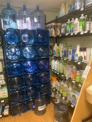 Get gallon water/ home care products at George Street Co-op & Cafe in New Brunswick