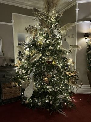 Christmas tree #Veganuary at The Mortal Man in Troutbeck