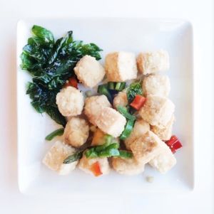 Salt and Pepper Tofu at Cozy Wok in Oakland